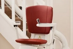 Photo of Reconditioned Stairlift on Stairs